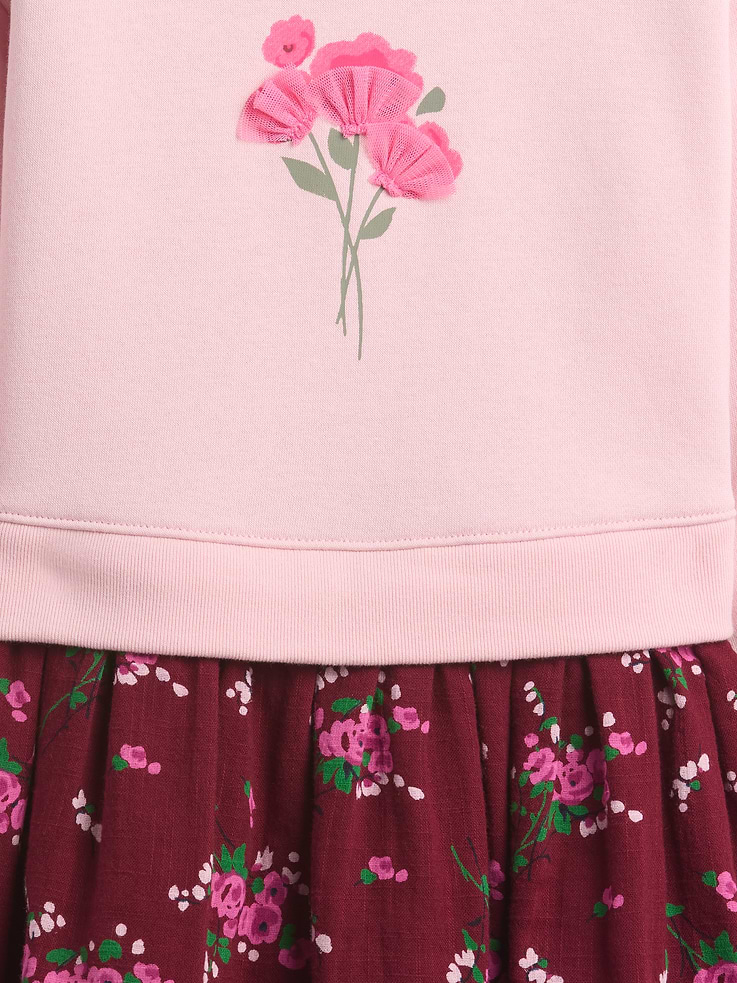 Image 4 of 4, Baby & Toddler VintageSoft Sweatshirt Dress