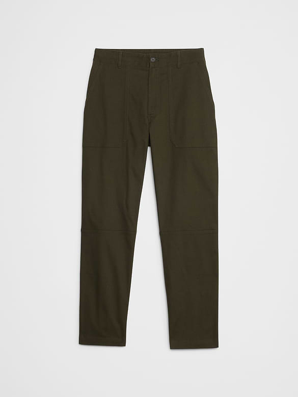 Slim Straight Utility Pant