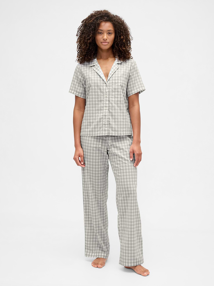 Image number 1 showing, Poplin PJ Pants