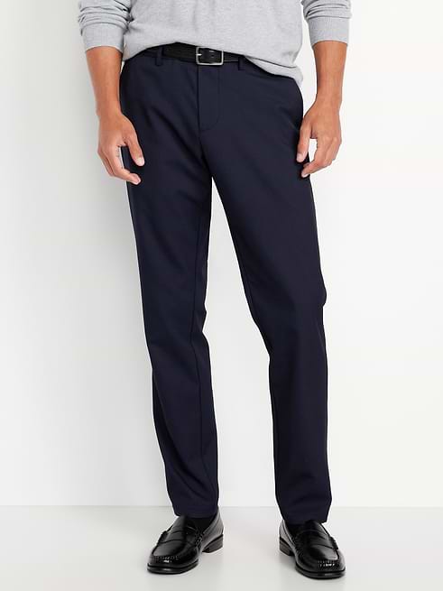 athletic dress pants True Fit Tech Suit In Navy 185 pounds Men's Athletic Fit Pants |