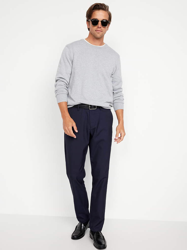 Image number 3 showing, Athletic-Fit Twill Dress Pants