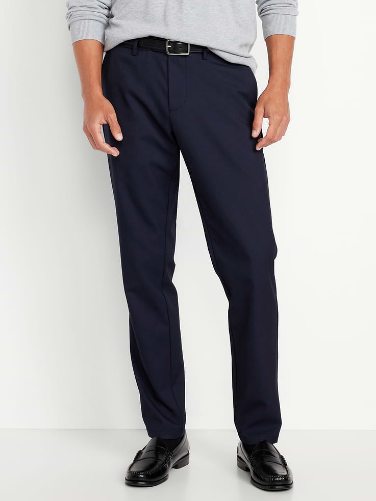 Image number 1 showing, Athletic-Fit Twill Dress Pants
