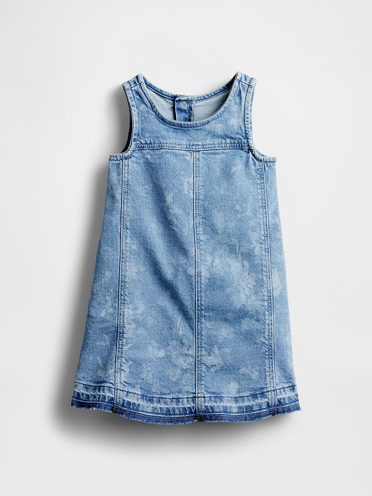 Image number 2 showing, Baby & Toddler Denim Tank Dress
