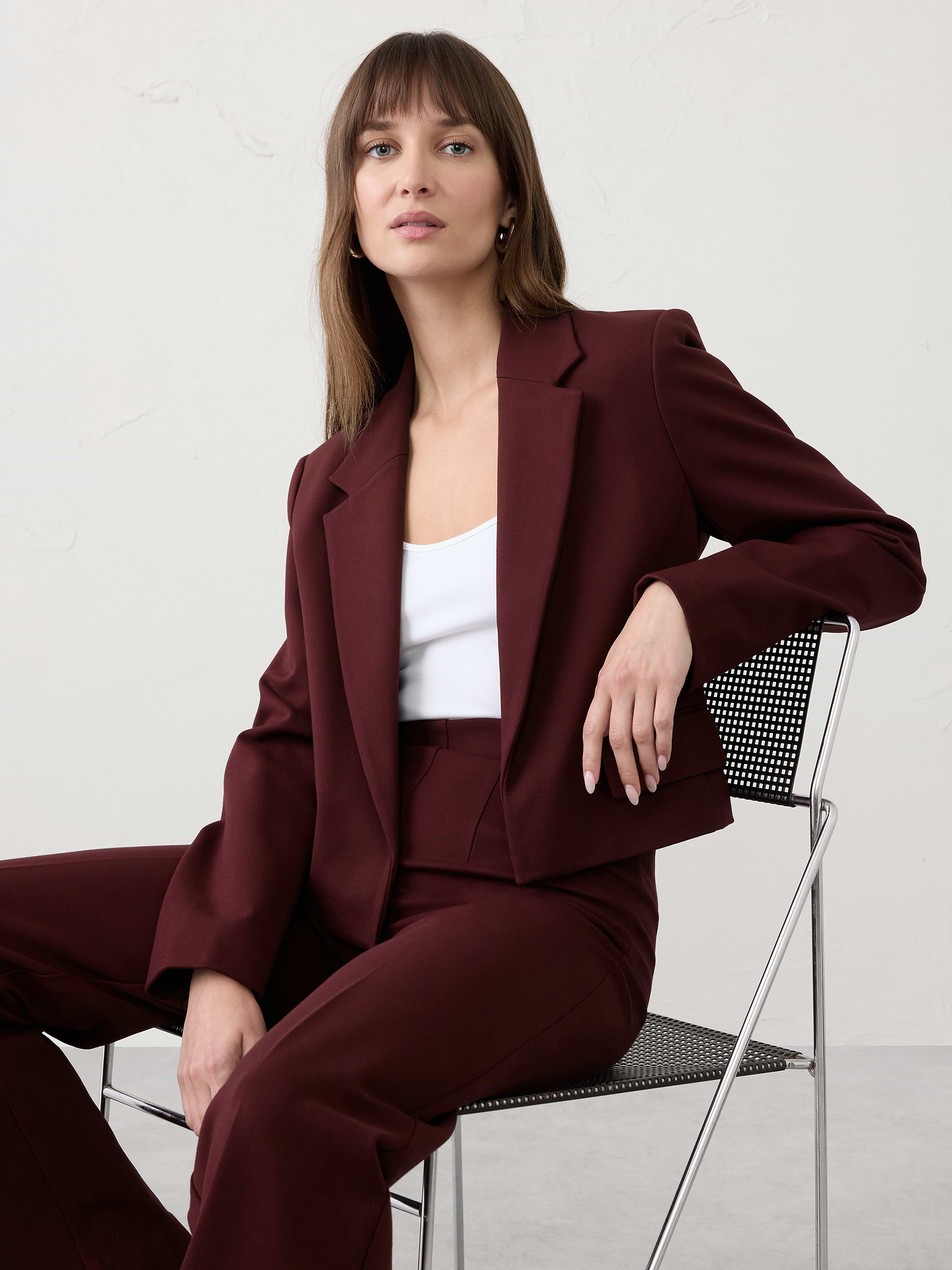 Image number 3 showing, Ponte Short Blazer