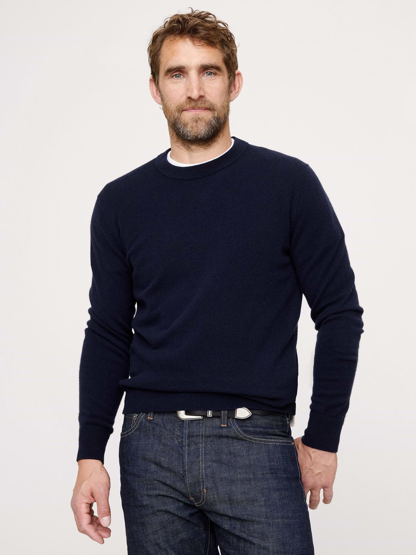 Image number 1 showing, Cashmere Crew-Neck Sweater