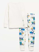 L'image numéro 2 présente Pyjama ajusté à motif pour tout-petit et bébé