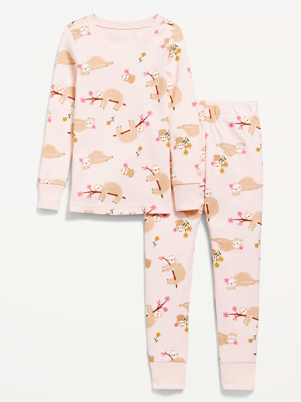 Image number 1 showing, Printed Snug-Fit Pajama Set for Toddler & Baby