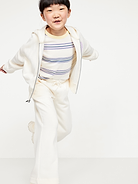 Image number 3 showing, Favorite Fleece High-Waisted Wide-Leg Sweatpants for Girls