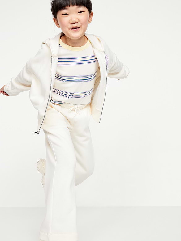 Favorite Fleece High-Waisted Wide-Leg Sweatpants for Girls