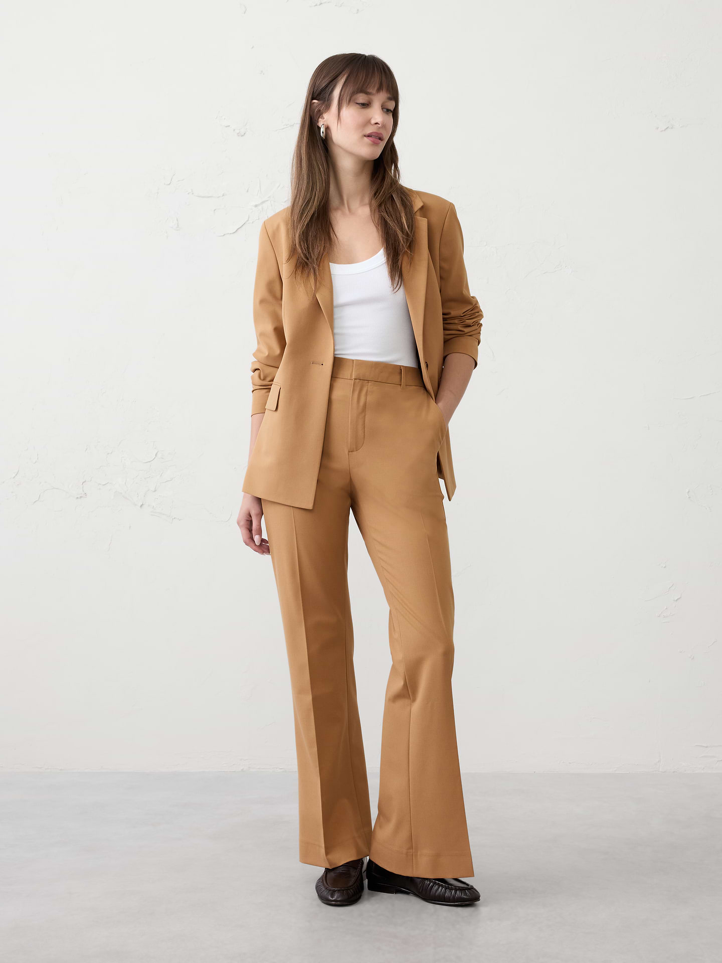 Image number 1 showing, Bootcut High-Rise Sculpted Trouser