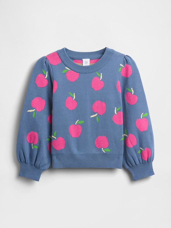 Baby & Toddler Puff-Sleeve Sweater
