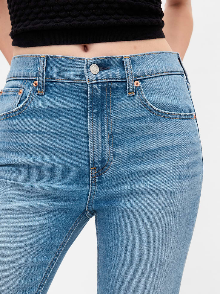 Image number 8 showing, High Rise ’90s Slim Straight Crop Jeans