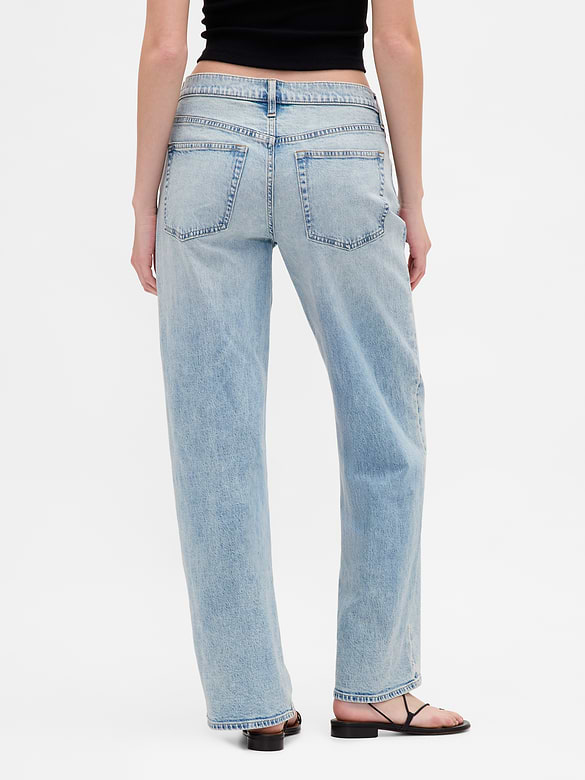 Low Rise '90s Loose Jeans