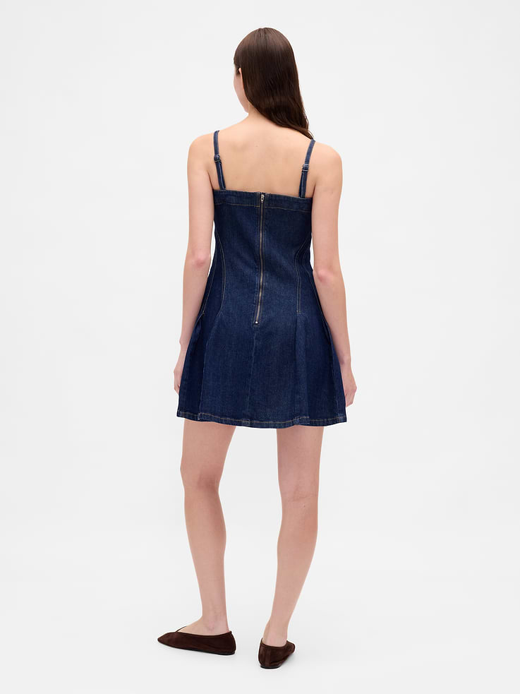 Image 2 of 7, Denim Mini Dress