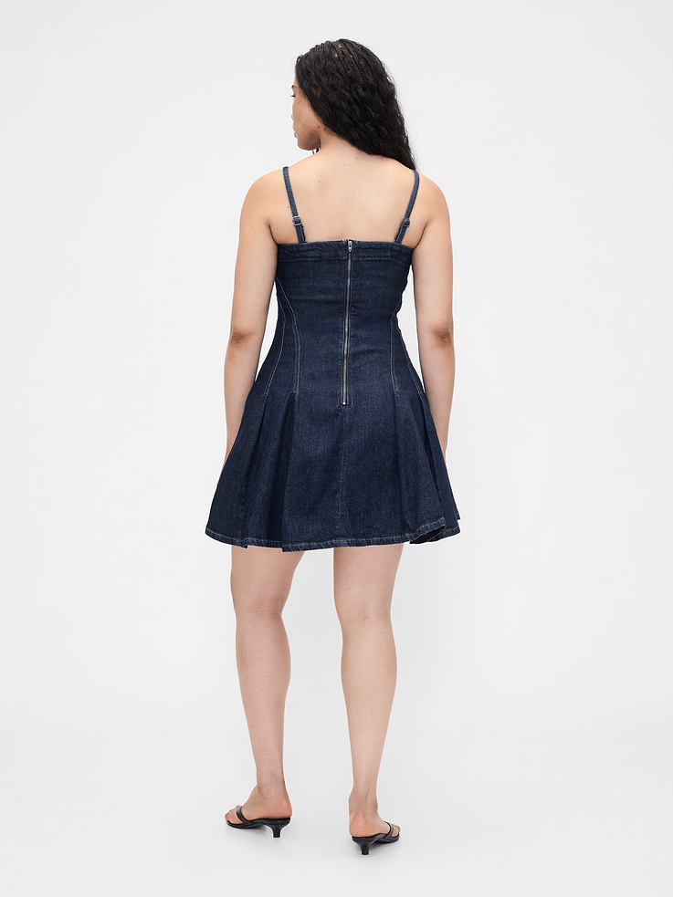 Image 5 of 7, Denim Mini Dress
