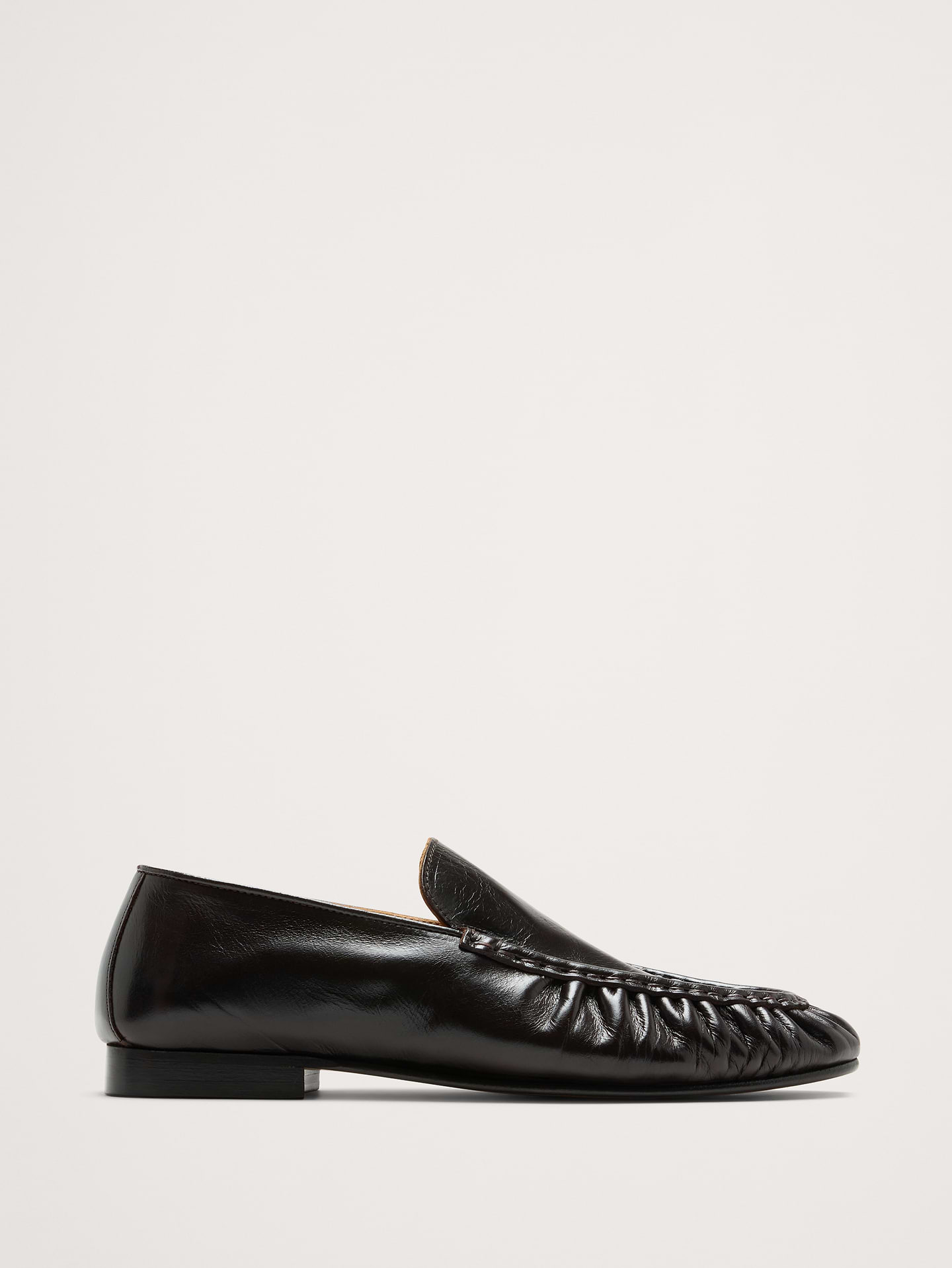 Image number 1 showing, Leather Moc-Toe Loafer