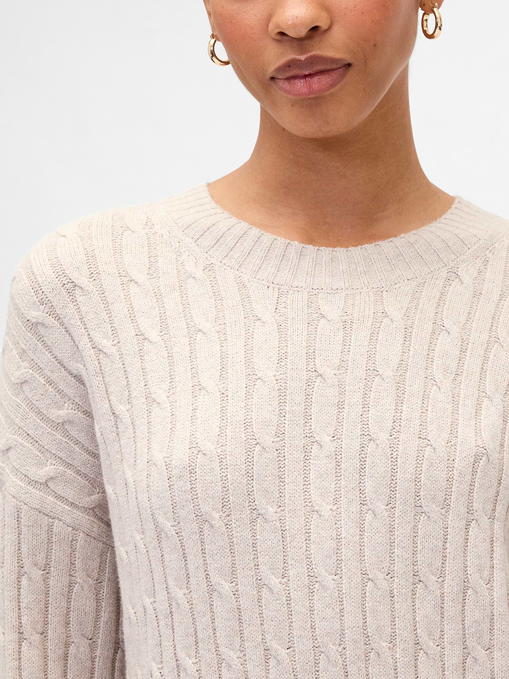 Image 3 of 6, CashSoft Relaxed Crewneck Sweater Mini Dress