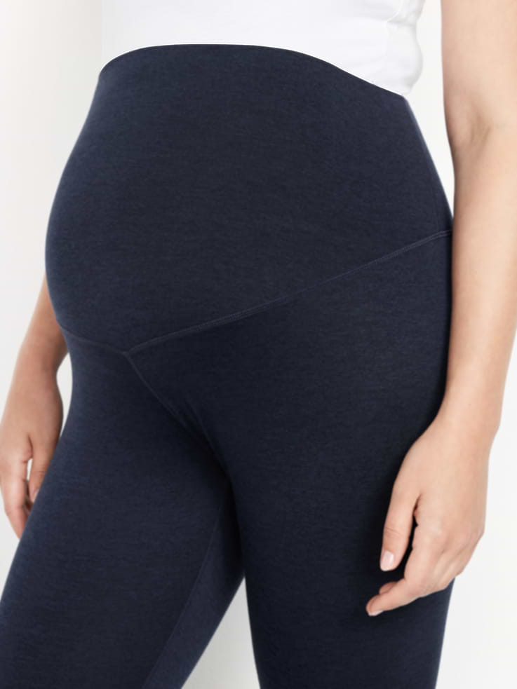Image number 5 showing, Maternity Full-Panel CloudComfy 7/8 Leggings