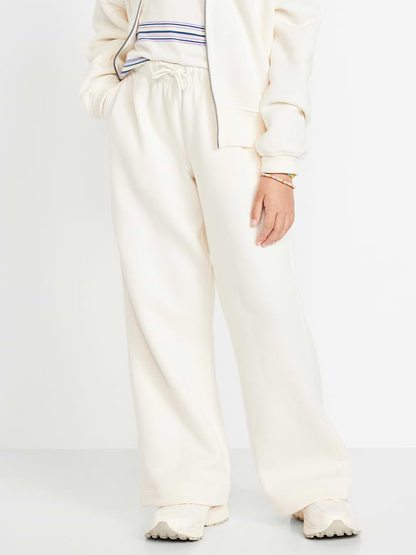 Favorite Fleece High-Waisted Wide-Leg Sweatpants for Girls