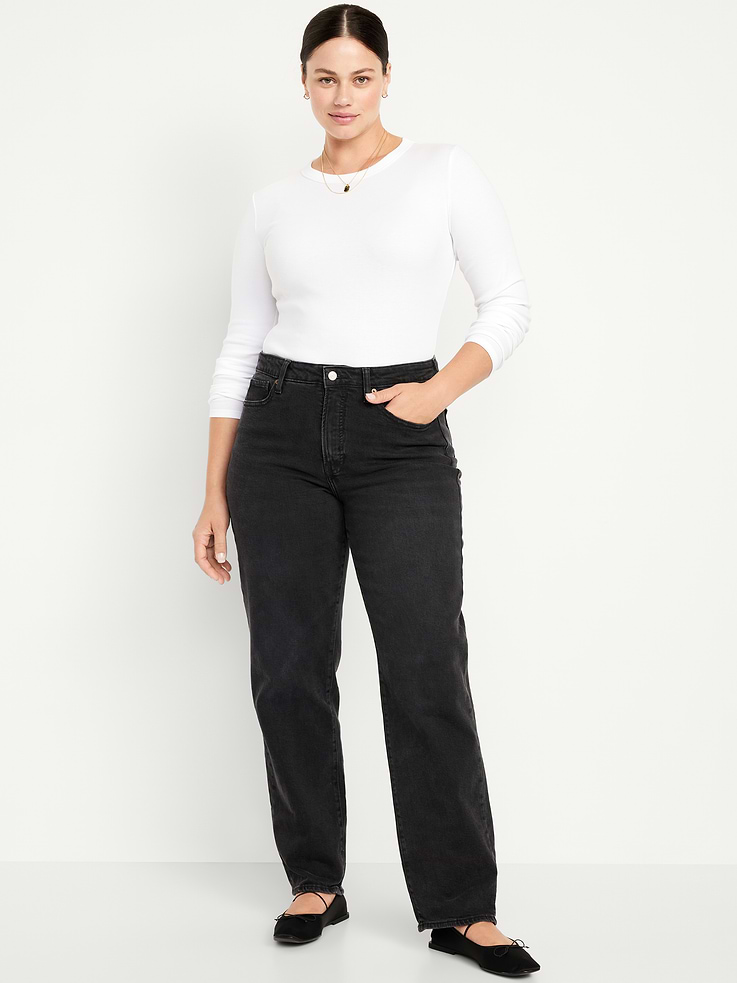 Image number 7 showing, Curvy High-Waisted OG Loose Jeans
