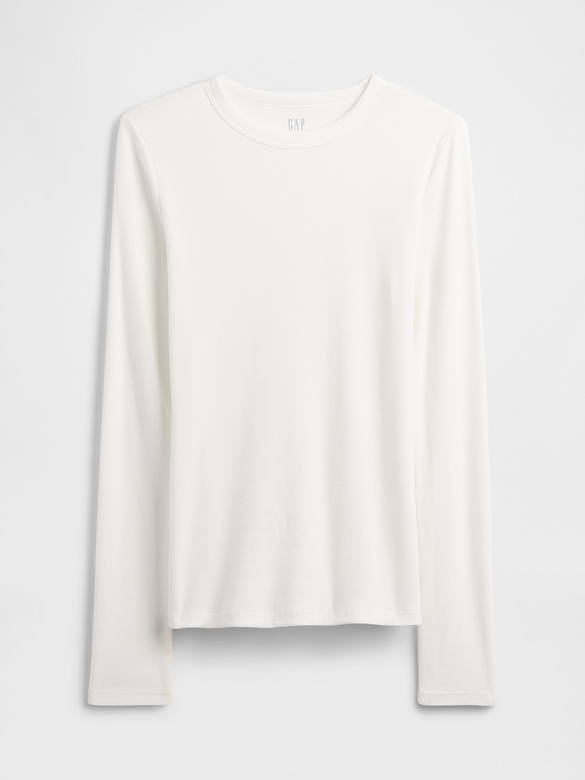 Essential Ribbed Crewneck T-Shirt
