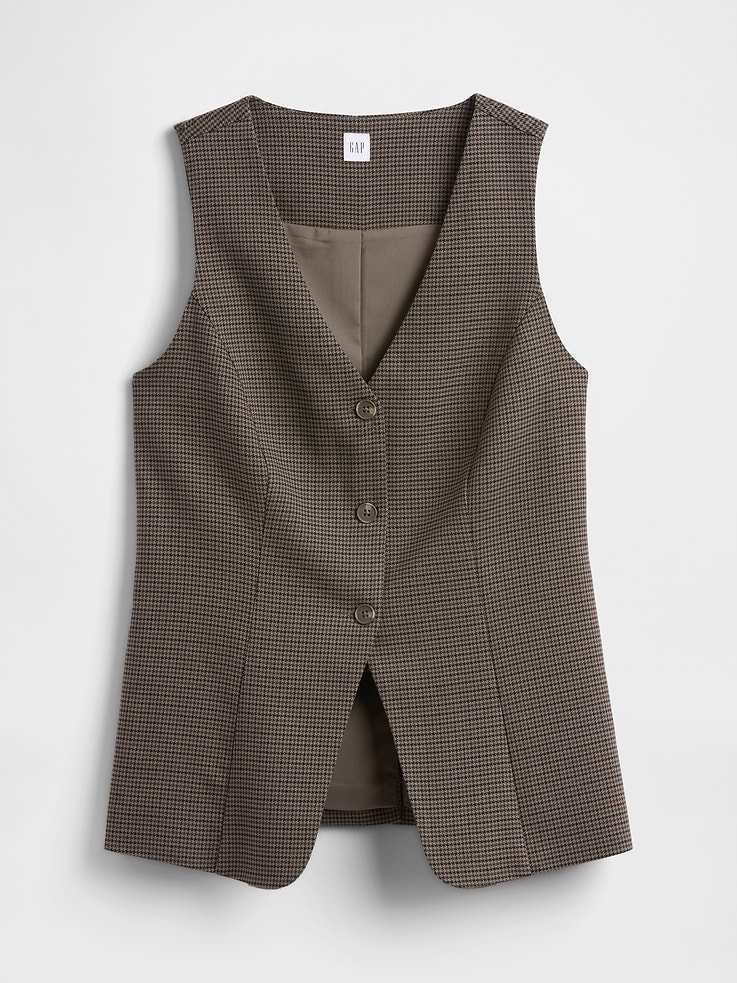 Image number 5 showing, Recycled Longline Vest