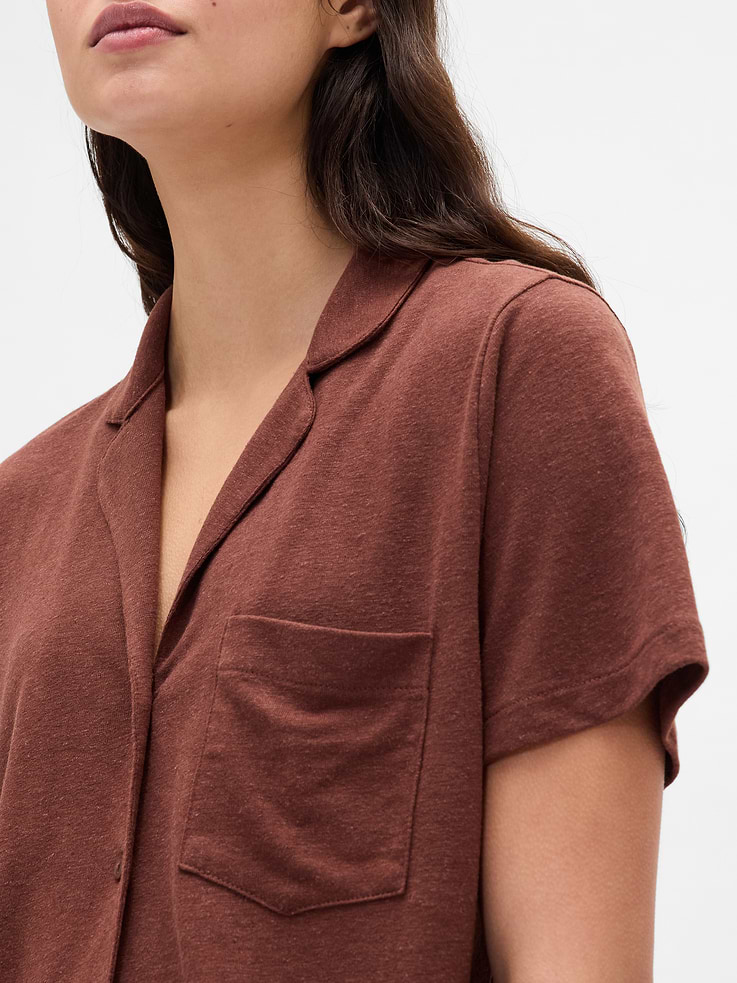 Image number 4 showing, Ruffle PJ Shirt