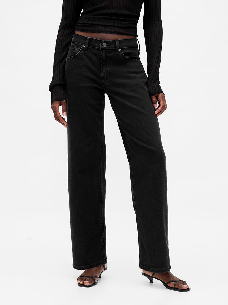 Image number 2 showing, Low Rise '90s Loose Jeans