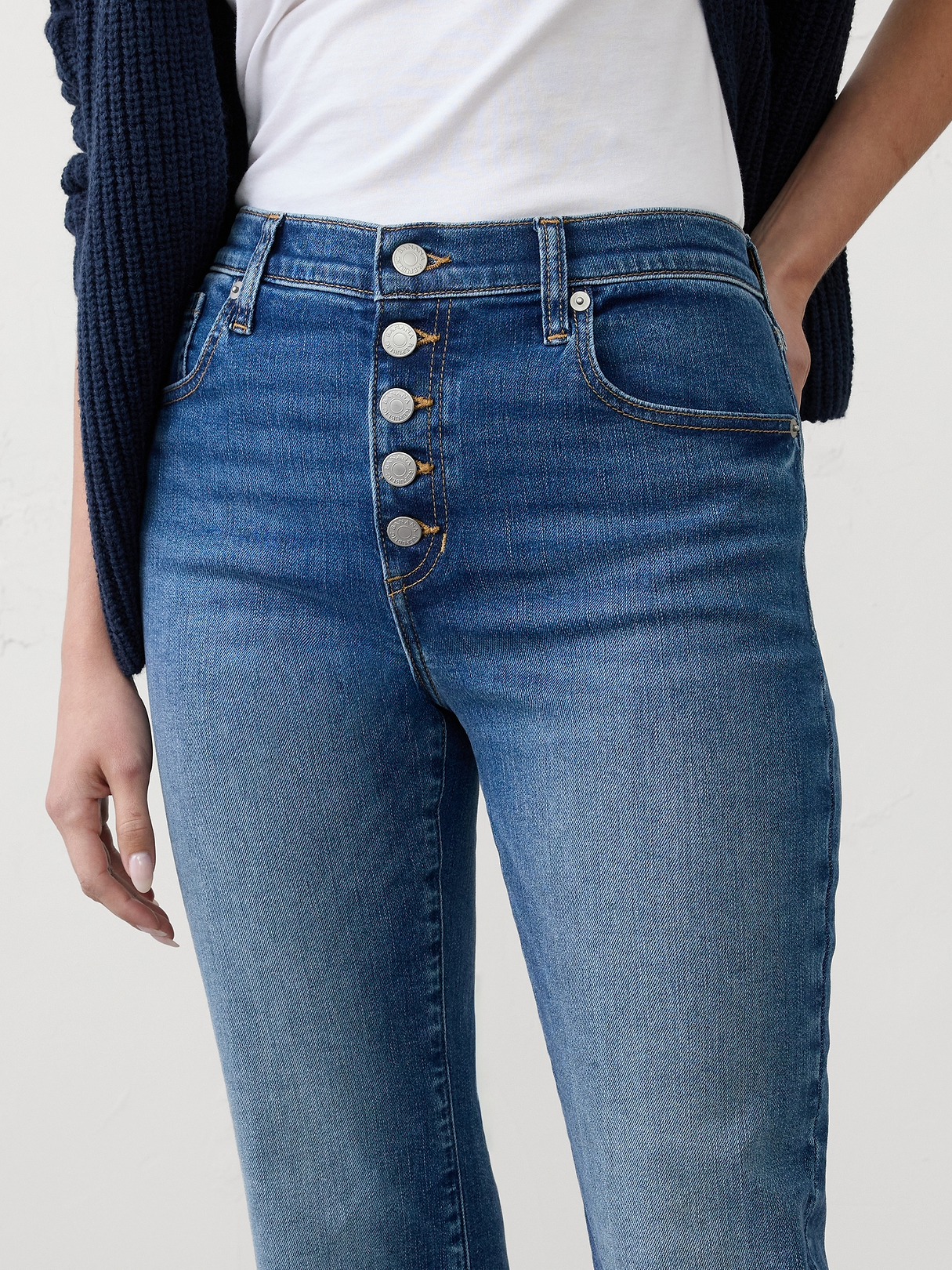 Kick Flare High-Rise Cropped Jean | Banana Republic Factory