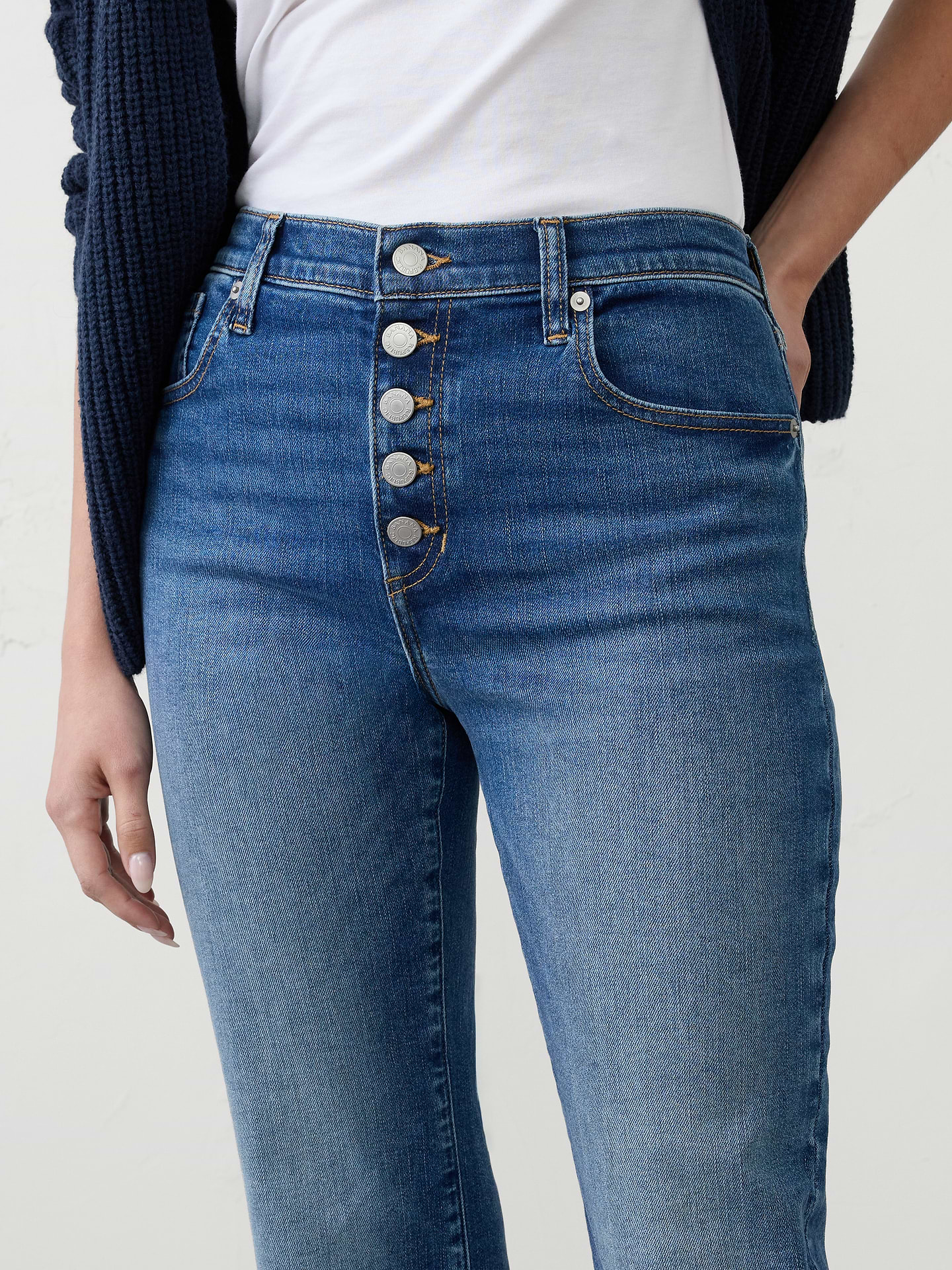 Image number 3 showing, Kick Flare High-Rise Cropped Jean