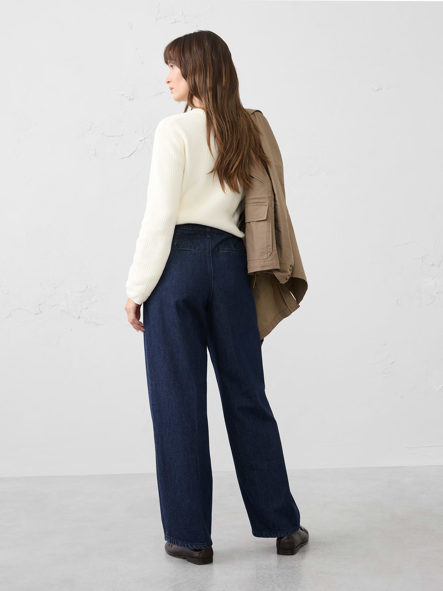 Image number 2 showing, Straight High-Rise Luxe Trouser Jean