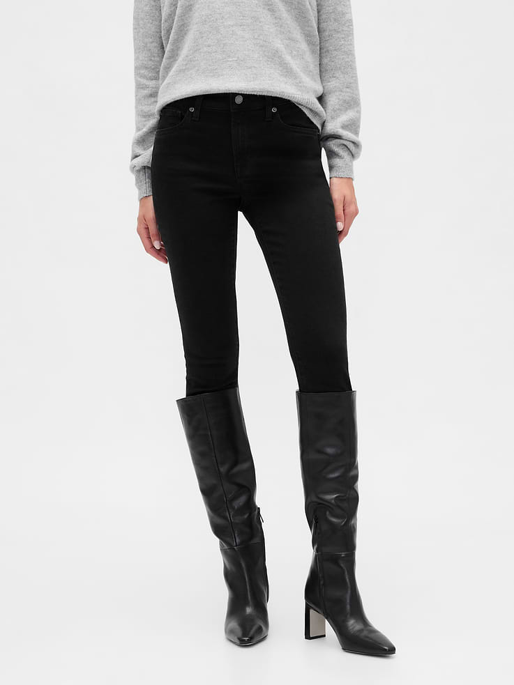 Image number 2 showing, Mid Rise Universal Skinny Jeans