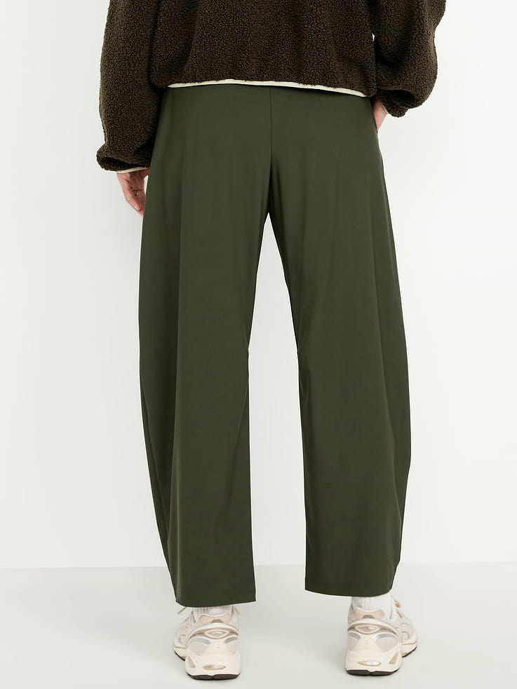 Image number 2 showing, High-Waisted SleekTech Barrel Ankle Pants