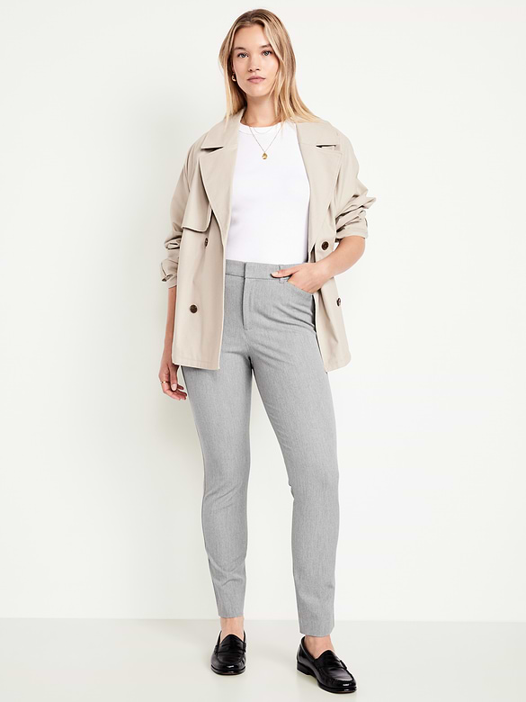 High-Waisted Pixie Skinny Ankle Pants