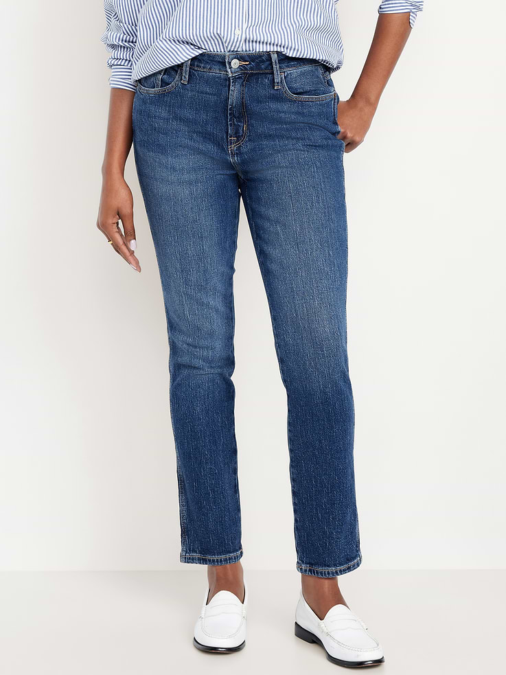 Image number 2 showing, Curvy High-Waisted Vintage Slim Jeans