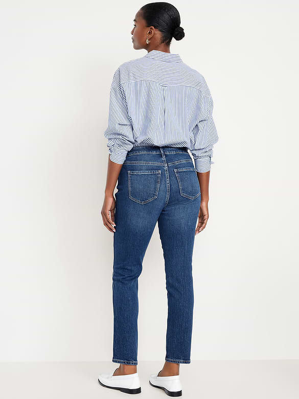 Curvy High-Waisted Vintage Slim Jeans