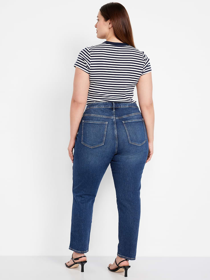 Image number 5 showing, Curvy High-Waisted Vintage Slim Jeans