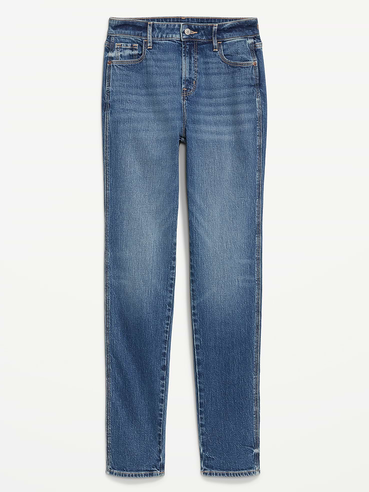 Image number 9 showing, High-Waisted Vintage Slim Jeans