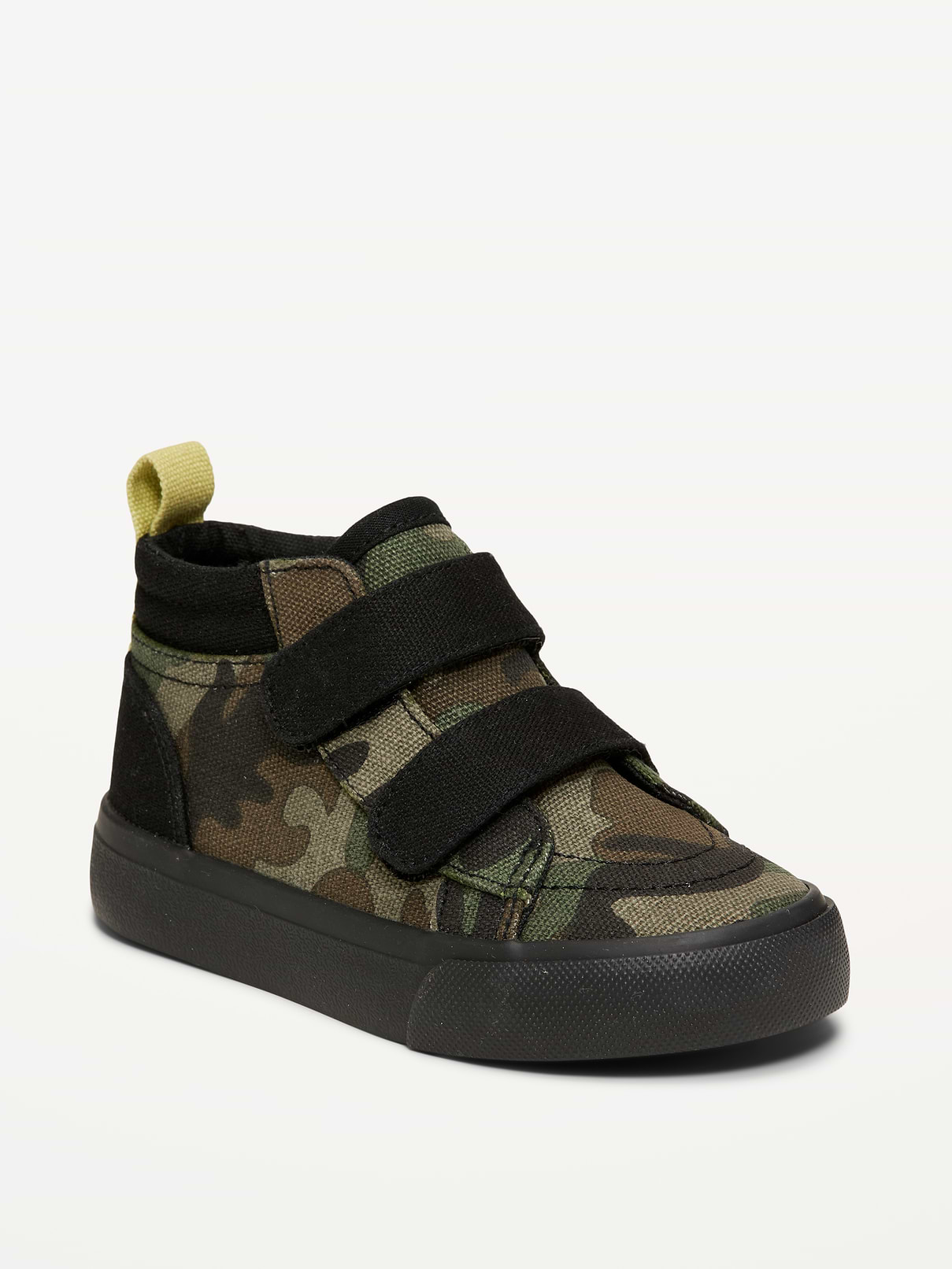 Image number 1 showing, Double Secure-Strap High-Top Sneakers for Toddler Boys
