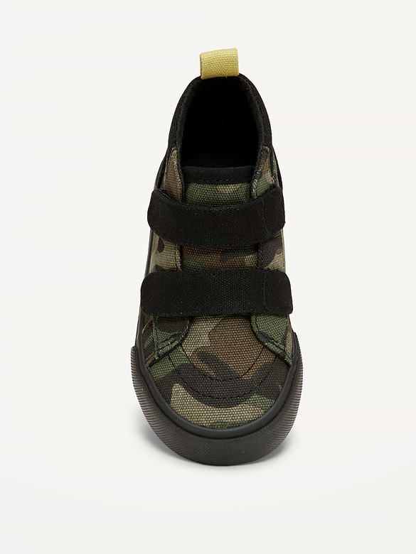 Double Secure-Strap High-Top Sneakers for Toddler Boys