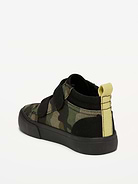 Image number 3 showing, Double Secure-Strap High-Top Sneakers for Toddler Boys