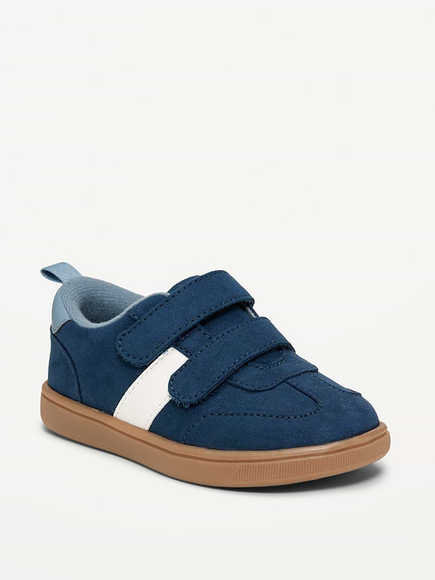 Double Double Secure-Strap Faux-Suede Sneakers for Toddler Boys under $20 clearance