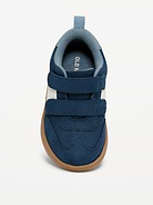 Image number 2 showing, Double Secure-Strap Faux-Suede Sneakers for Toddler Boys