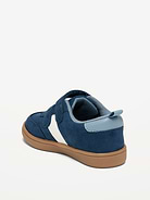 Image number 3 showing, Double Secure-Strap Faux-Suede Sneakers for Toddler Boys