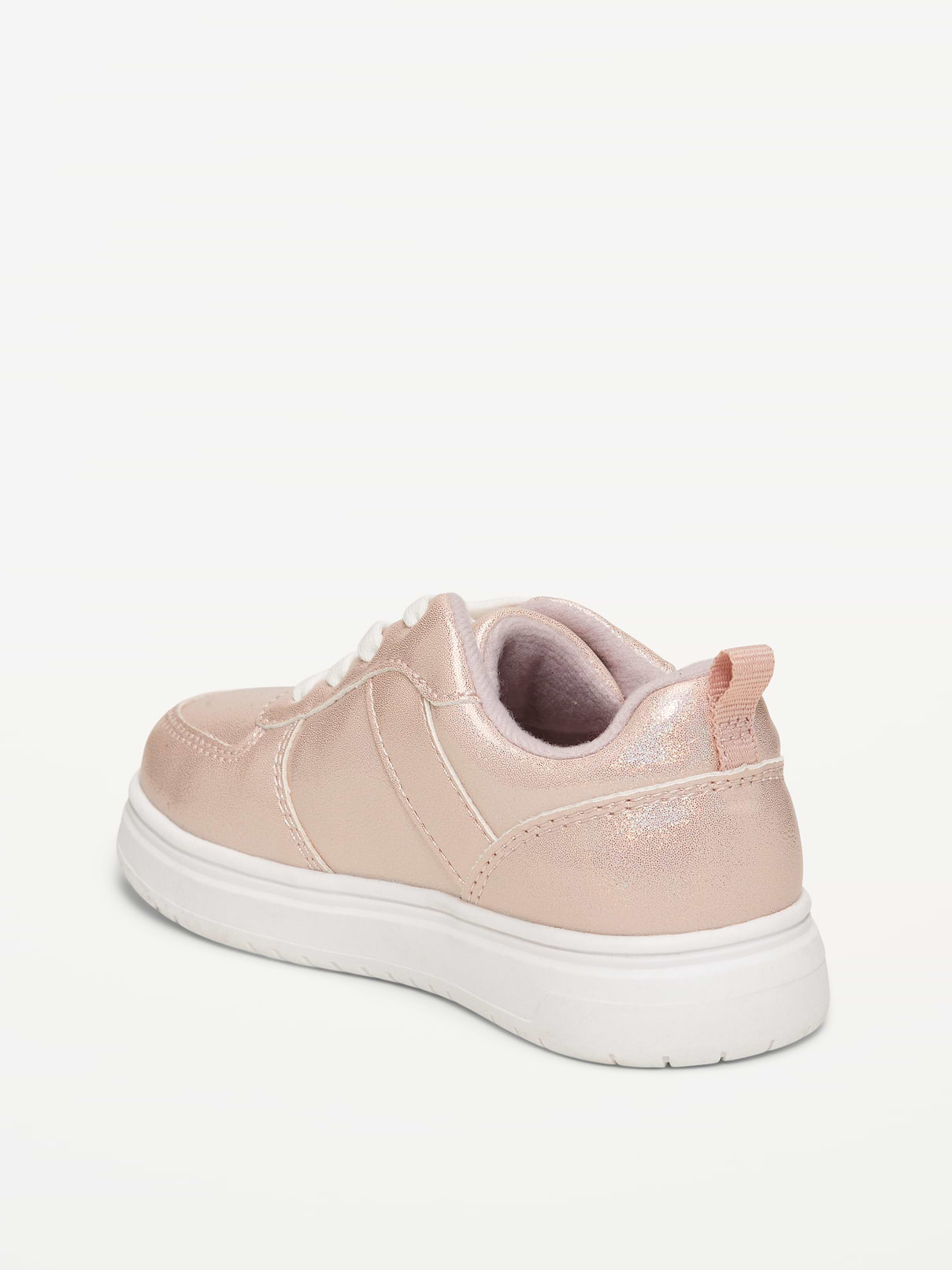 L'image numéro 3 présente Espadrilles à enfiler en similicuir scintillant pour toute-petite fille