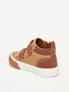 Image number 3 showing, Double Secure-Strap High-Top Sneakers for Toddler Boys