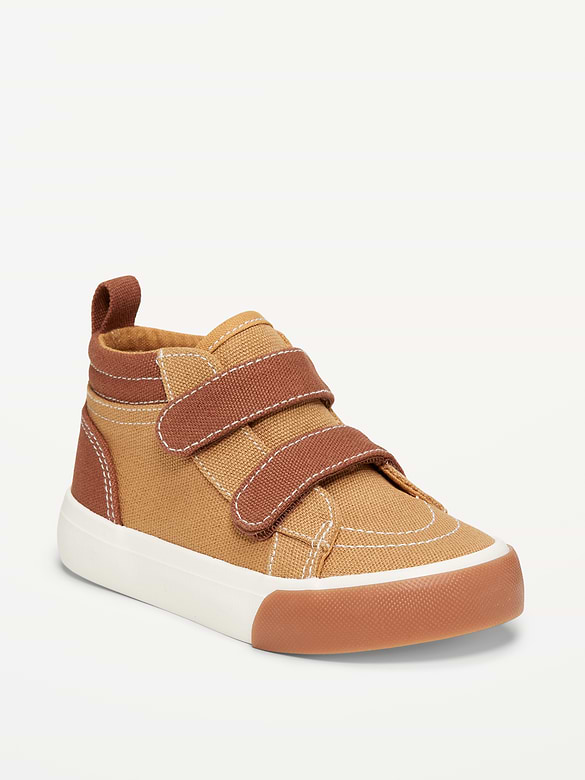 Double Secure-Strap High-Top Sneakers for Toddler Boys