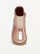 Image number 2 showing, Shiny Faux-Leather Chelsea Boots for Toddler Girls
