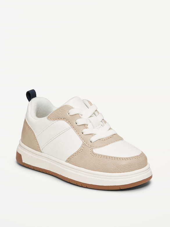 Chaussures de sport en similicuir pour tout-petit garçon