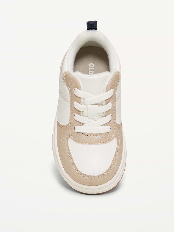 Chaussures de sport en similicuir pour tout-petit garçon